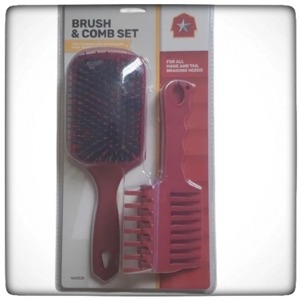 Tractor Supply Equine Grooming Brush/Comb Set